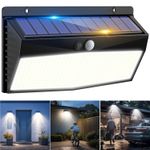 368LED Solar Power PIR Motion Sensor Wall Lights Garden Security Lamp Outdoor UK
