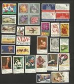 US, 1974 Full Commemorative year set, 31 singles and blocks, MNH