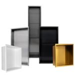 Thermopanel Stainless Steel Shower Niche Alcove Recess Waterproof Storage