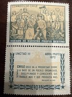 Chile Stamp SC 418 Copper Miner stamp 1972 MNH