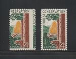 US EFO ERROR Stamps #1122 Forest Conservation, Deer: Misperf & Normal. MNH