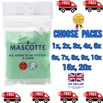 Mascotte Extra Slim Extra Long 5.3mm Filter Tips (150 in a Bag) Free Delivery UK