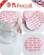 Press & Seal Foam Cap Bottle Liners 20mm 24mm 28mm 38mm Safety Jar UK Based