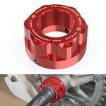 NICECNC Rear Axle Locking Nut Aluminum For Yamaha Banshee 350 Blaster 200 1988+