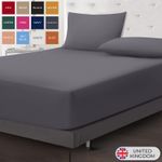 EXTRA DEEP Fitted Sheet Single Double King Super King Bed Size OR Pillow Covers