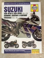 SUZUKI GSX-R750, GSX-R1100, GSX600F, GSX750F, GSX1100F, HAYNES WORKSHOP MANUAL .