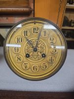 Antique French Clock Mechanism Plus Dial, Hands, Glass, Working ,Japy Freres