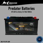 Predator Batteries Gold 019 AGM Car Battery - 5 Year Guarantee