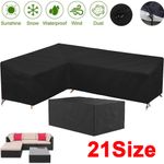Heavy Duty Waterproof Patio Rattan Cube Cover Outdoor Garden Furniture Protector