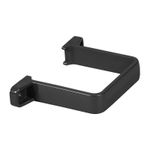 FLOPLAST 65mm Square Flush Down Pipe Clip - Black - Bag of 10