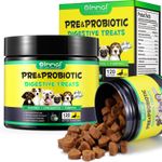 120 Daily PRE PROBIOTICS FOR DOGS Food Treat Chews HEALTHY DIGESTION GUT SUPPORT