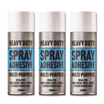 3X MULTI-PURPOSE SPRAY ADHESIVE STRONG QUICK DRYING DURABLE ADHESIVE SPRAY 300ML