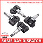4X TPMS TYRE PRESSURE SENSOR FOR BMW 1 2 3 4 SERIES F20 F21 F30 F31 36106881890