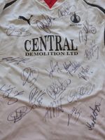Falkirk Signed Match Worn Top Fonnigan