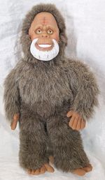 VTG GALOOB 18" HARRY AND THE HENDERSONS BIGFOOT Plush Doll Vinyl Face Shaggy Fur