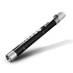 LED Aluminium Pocket Torch Doctors Nurses Eye Pupil Examination Gauge Pen Light