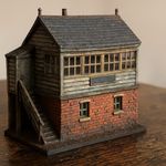 Signal Box,  Model Railway Scenery OO Gauge