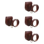 4 Sets Viking Waist Belt Costume Accessories Medieval Studded Pouch