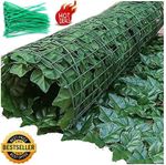 12M Artificial Hedge Fake Ivy Leaf Garden Fence Privacy Screens Wall Panel Cover
