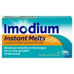 Imodium Instant Melts x12 Tablets | Dissolves On The Tongue For On The Go Relief
