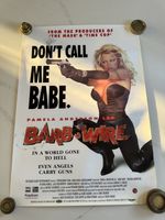Barb Wire (1996) Promo Video Shop Movie Poster - A2 - RARE rolled 
