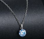 1.0ct Round Cut Lab‑Created Diamond Test Pass VVS1/D/Excellent Necklace