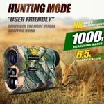 Laser Rangefinder 1000M Hunting Range Finder with Rechargeable Battery Outdoor T