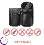 2x RFID BLOCKING FARADAY POUCH KEY SIGNAL BLOCKER CASE FOR AUDI KEYLESS FOBS