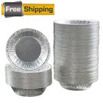 100Pcs Aluminium Foil Disposable Baking Cups Muffin Cupcake Egg Tart Airfryer UK