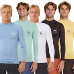 Rip Curl Mens Streamline UPF Long Sleeve Rash Vest