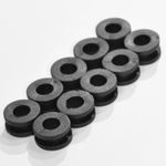 10Pcs Motorcycle Rubber Grommets Bolt For Honda Yamaha Suzuki Kawasaki Fairing.