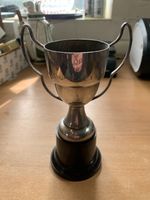 1966 "DURSLEY OPEN SHOW" PIGEON RACING EPNS 17cm-TALL TROPHY (P3)