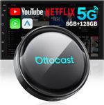 P3 Pro OttoAibox Smart AI Box Voice Assistant, Wireless CarPlay Android HDMI Out