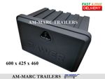 Bawer ToolBox 600x425x460mm Truck Van Trailer Storage Box Lorry Tool Recovery