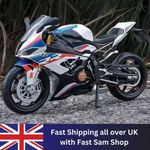 1:12 Scale BMW S1000RR Motorcycle Bike Model Diecast Toy Kids Boys Girls White