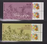 Australia - 1990 Greetings booklets - cat. $ 43.10