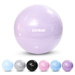 Kayman Exercise Ball Anti-Burst System Perfect for Balance Training Gym Workouts