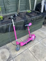 Pink Childrens Electric Scooter