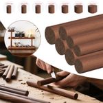 1~4x Walnut Wood Dowels Hardwood Rods for DIY Craft 4-18mm Wood Sticks Material
