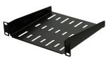 1U 10.5" HALF- RACK SHELF TRAY 185MM DEEP SUPPORT VENTED SHELF  