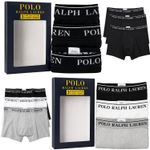 Men’s Polo Boxers 3 Pack Shorts Trunks Lightweight Soft Classic Fit Black & Mix