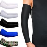 1 Pair Cooling Arm Sleeves Cover UV Sun Protection Sports Outdoor For Men Women
