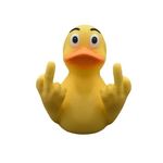Funny Middle Finger Duck Unique Middle Finger Rubber Ducks Figurines Prank Gifts