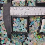 Ethiopian Opal Chips Polished Lot Loose Welo Opal Gemstones Bundle Joblot x18-22