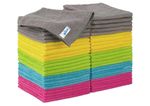 MR.SIGA Microfiber Cleaning Cloth, All-Purpose Cleaning Towels, Pack of 50