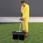 52CC 2-Stroke Handheld Gasoline Turf Sweeper Nylon Brush Sweeping Broom Cleaner