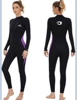Owntop 5mm Wetsuit for Men Women-Full Diving Suits Stretch Long Sleeve One Piece