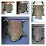 Old Western, Leather Lambskin (0.7-0.8mm 2oz) Distressed Antique Finish.