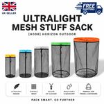 Mesh Storage Bag Drawstring Bags Wash Net Bag Stuff Sack Traveling Organizer