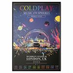 Coldplay Music Of The Spheres 2025 Wembley Stadium Poster UK Tour Print A5-A1